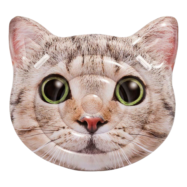 Intex Luftmatratze Katze Badeinsel Wasserliege Spaß 147x135 cm aufblasbar 58784