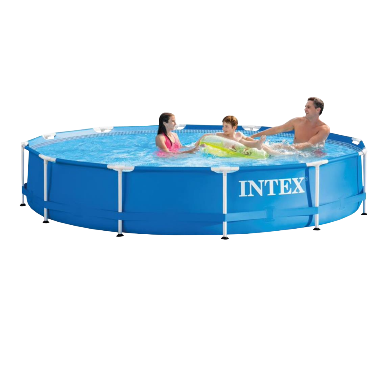 Intex 28212 Swimming Pool Frame 366x76 Stahlrohrbecken Schwimmbecken mit Pumpe