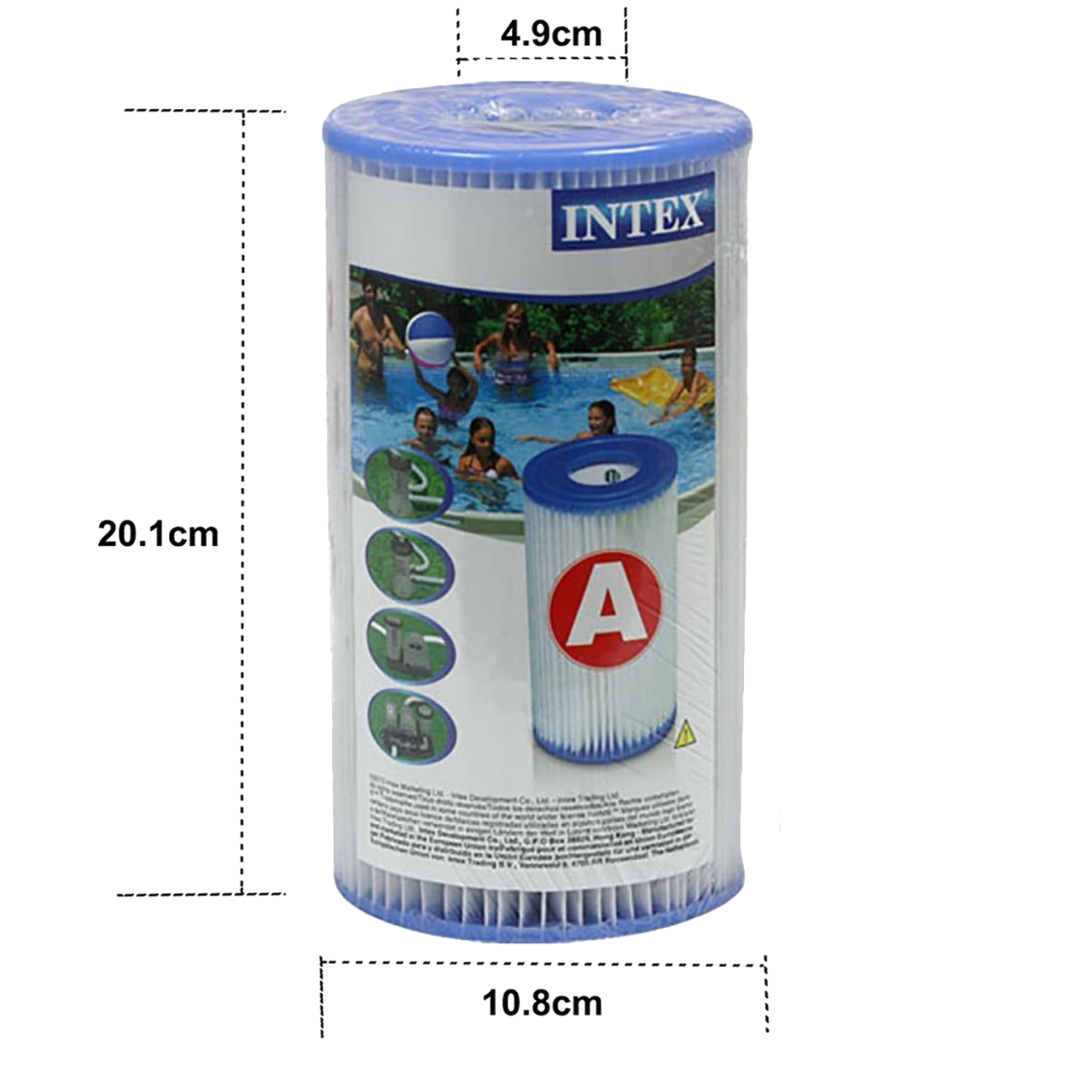 Intex 6x Filterkartuschen 29000 Pool Ersatzfilter Typ A 6 Stück für Filterpumpe