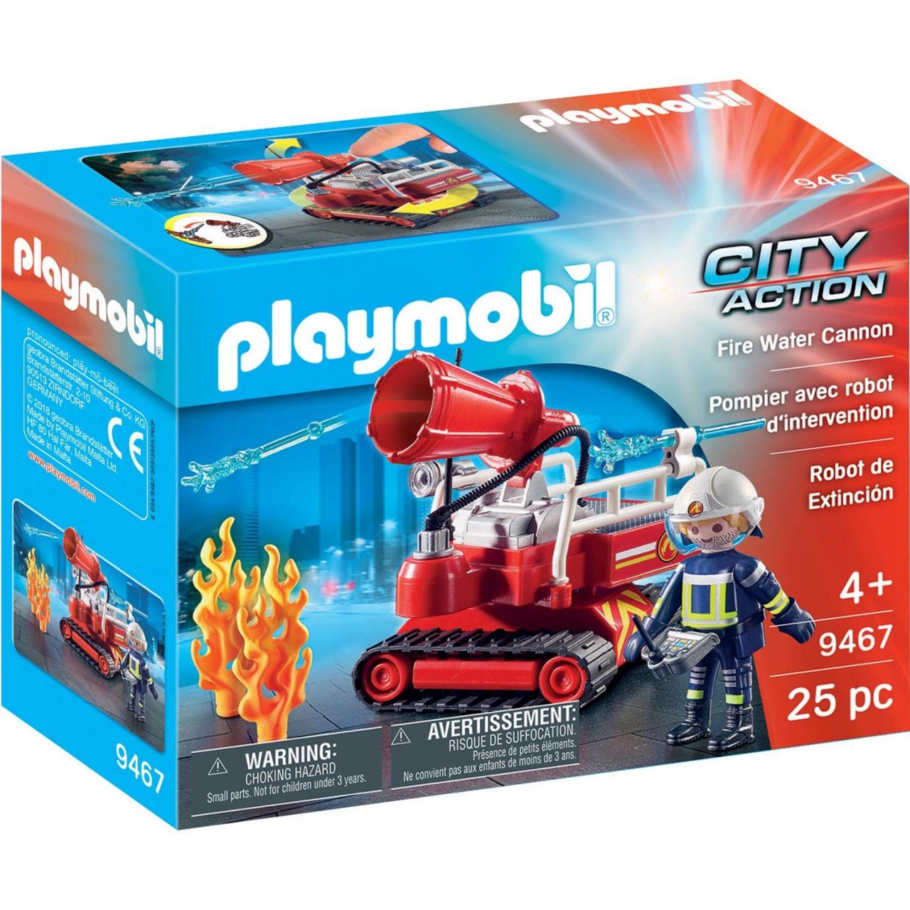 PLAYMOBIL® City Action 9467 Feuerwehr-Löschroboter 