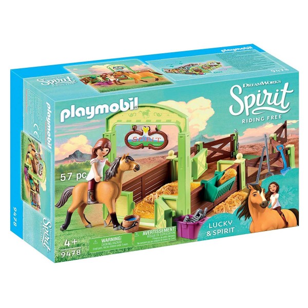 Playmobil 9478 Pferdebox "Lucky & Spirit"
