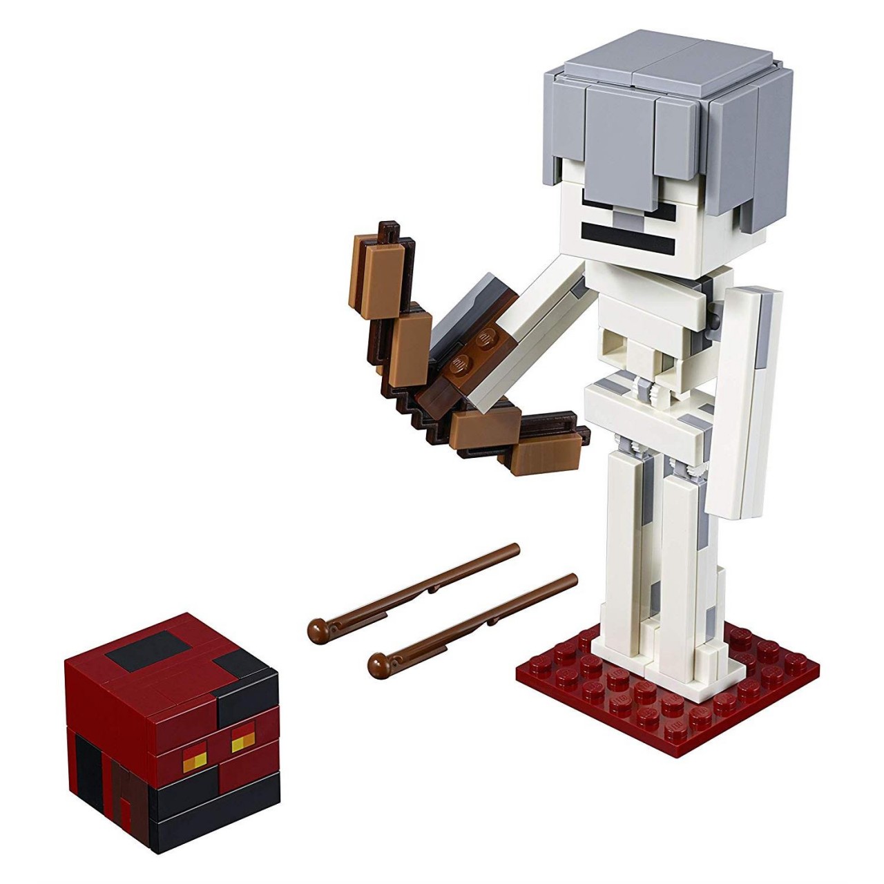 LEGO MINECRAFT 21150 Minecraft-BigFig Skelett mit Magmawürfel