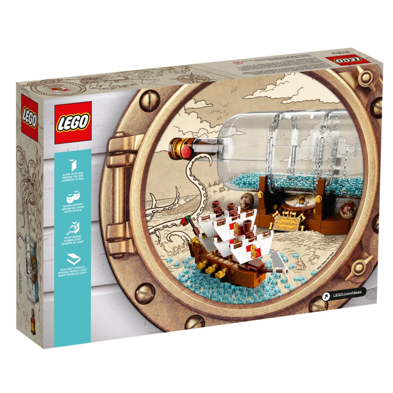 LEGO IDEAS 21313 Schiff in der Flasche