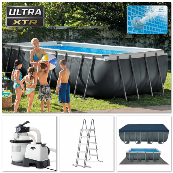 Intex Swimmingpool XTR Ultra Frame Pool Set 549 x 274 x 132 cm 26356