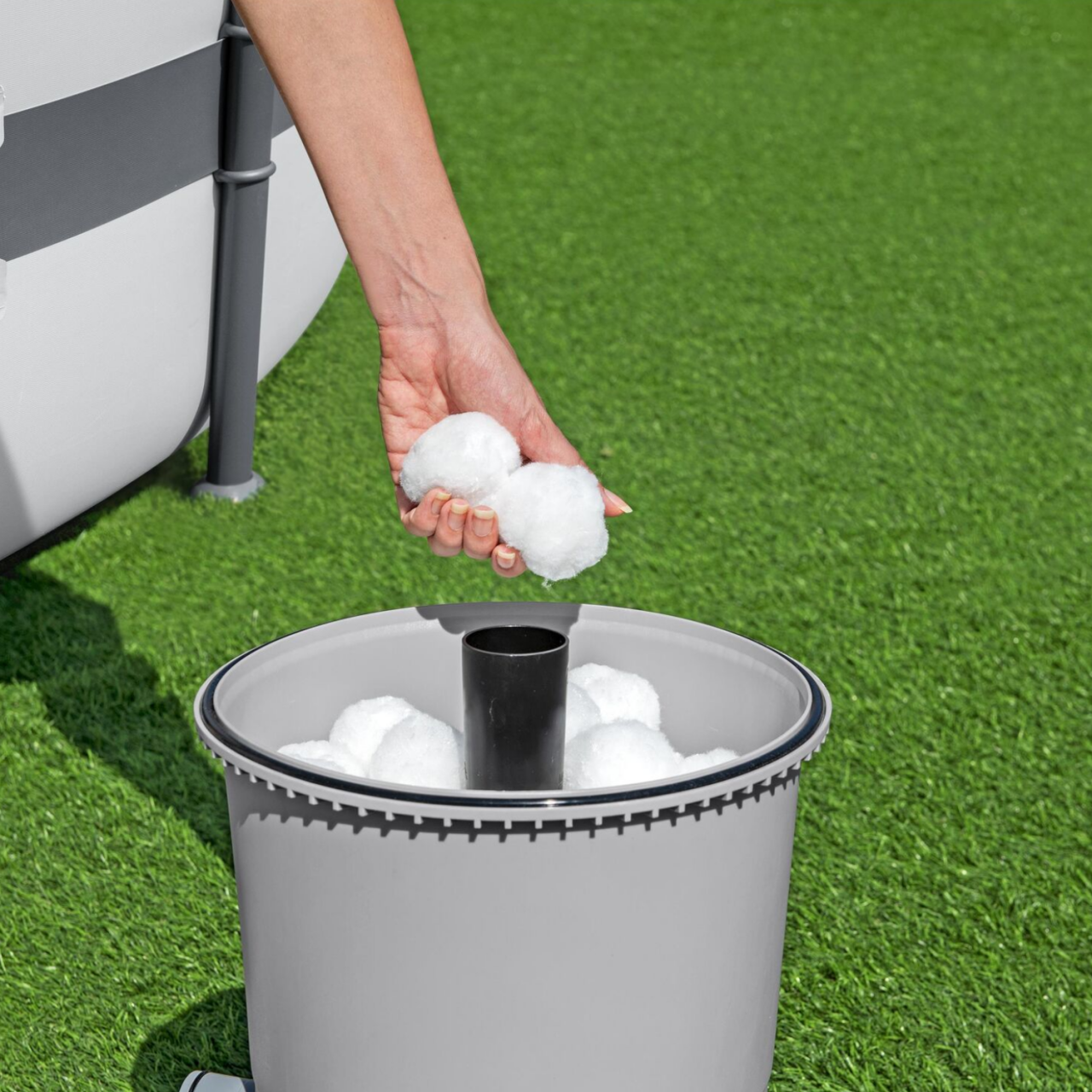 Bestway Flowclear Sandfilteranlage Sandfilterpumpe Schwimmbad 3.596 l/h 58515