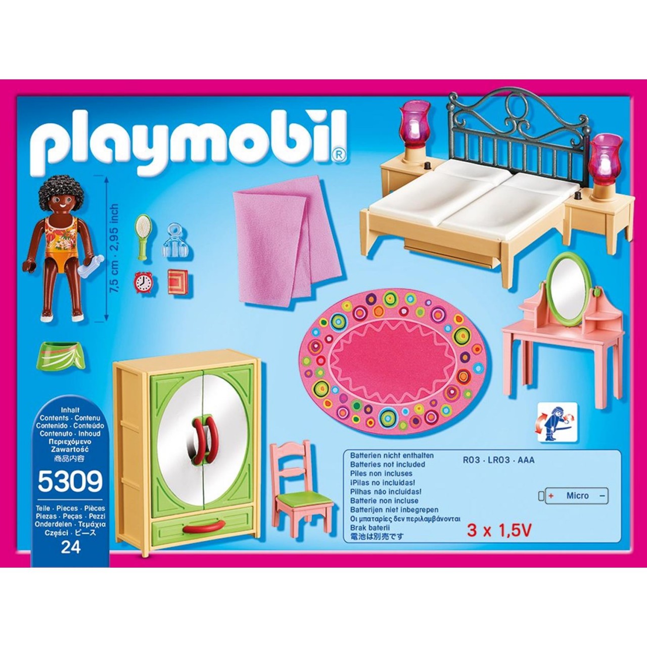 Playmobil 5309 Schlafzimmer mit Schminktischchen