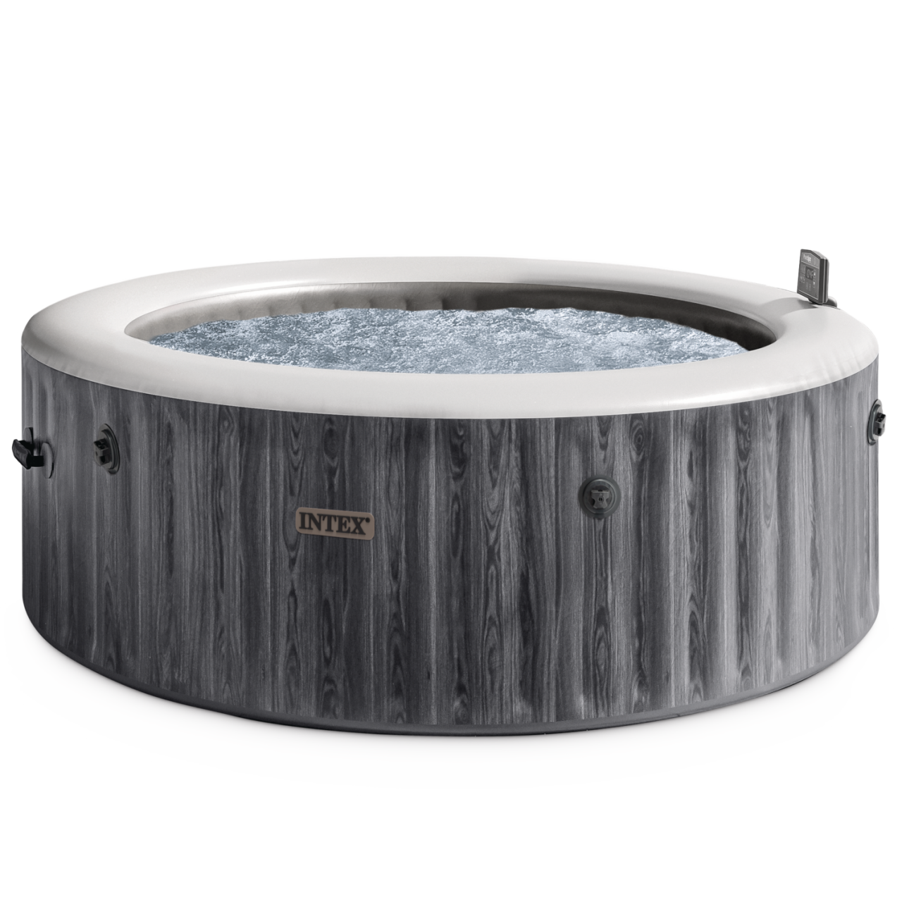 Intex 28442 Whirlpool Pure SPA Bubble Massage GreyWood 216x71 cm aufblasbar