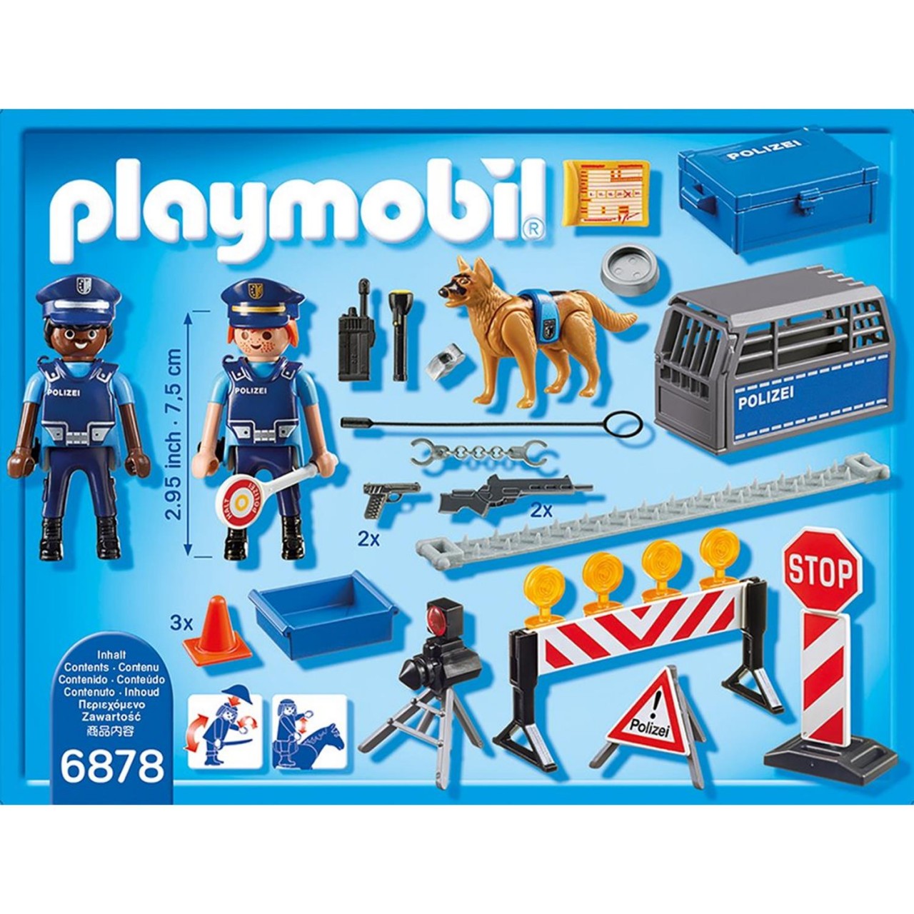 Playmobil 6878 Polizei-Straßensperre
