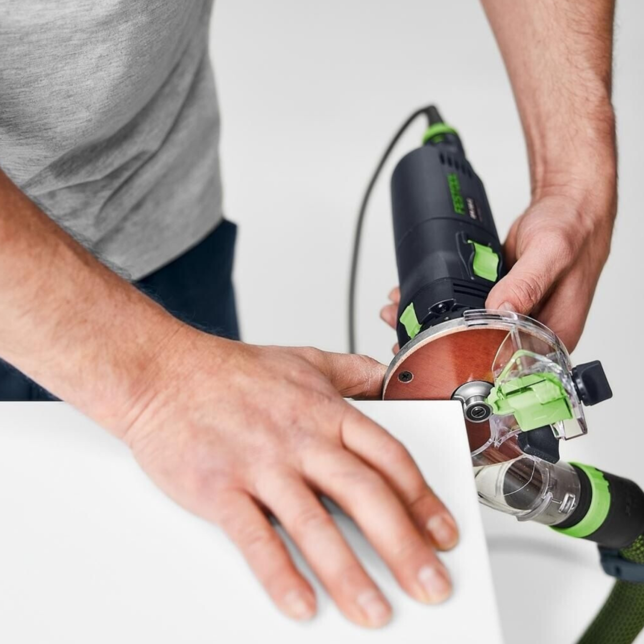Festool 578716 Kantenfräse OFK 500 Q-Plus mit R3 Fräser