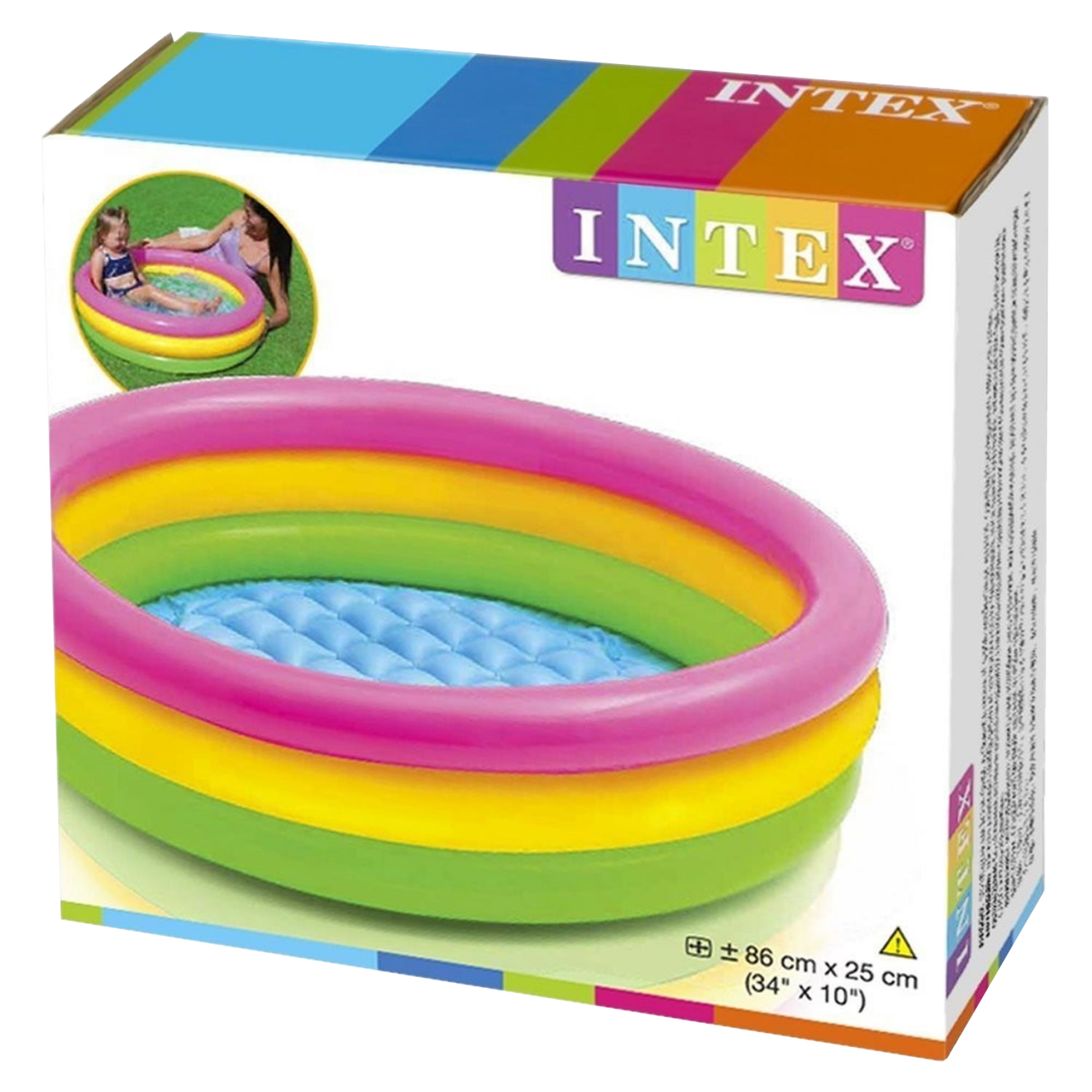 Intex 58924NP - Baby Pool 3-Ring Sunset Glow