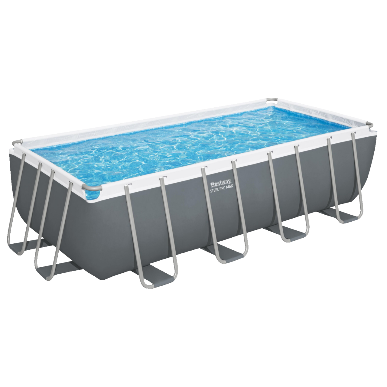 Bestway 56670 Power Steel Rectangular Frame Pool Set 488x244x122cm