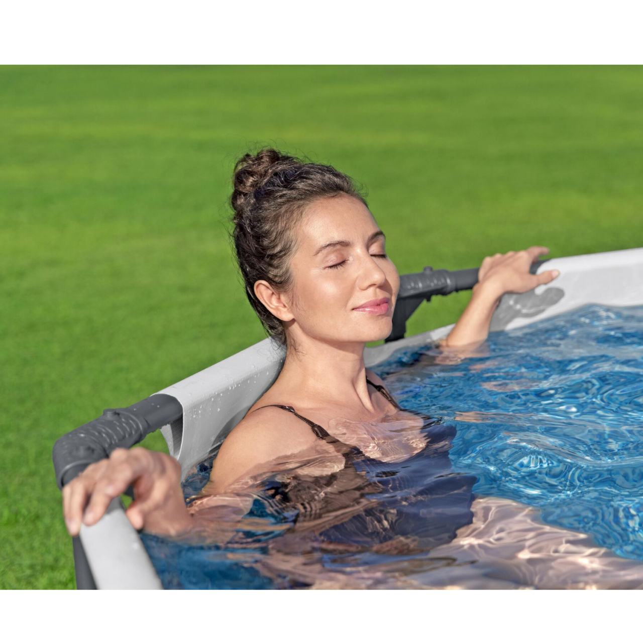 Bestway 56406 Steel Pro MAX Frame Pool Swimming Pool Schwimmbad Garten Ø305x76cm