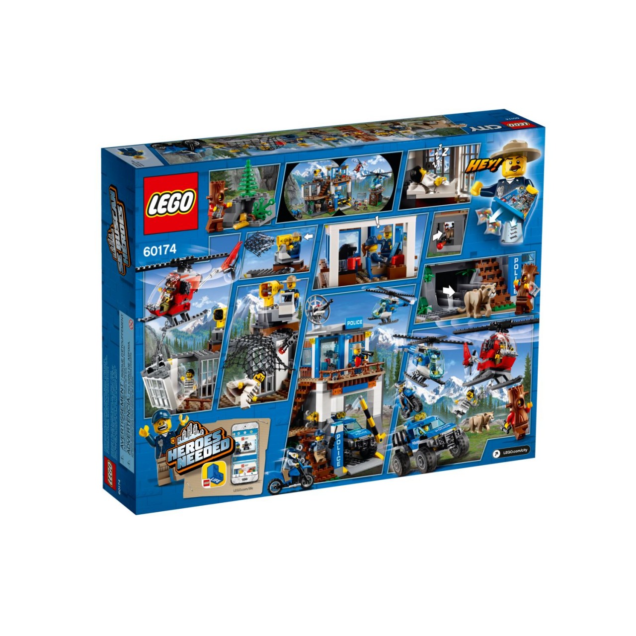 LEGO CITY 60174 Bergpolizei Hauptquartier