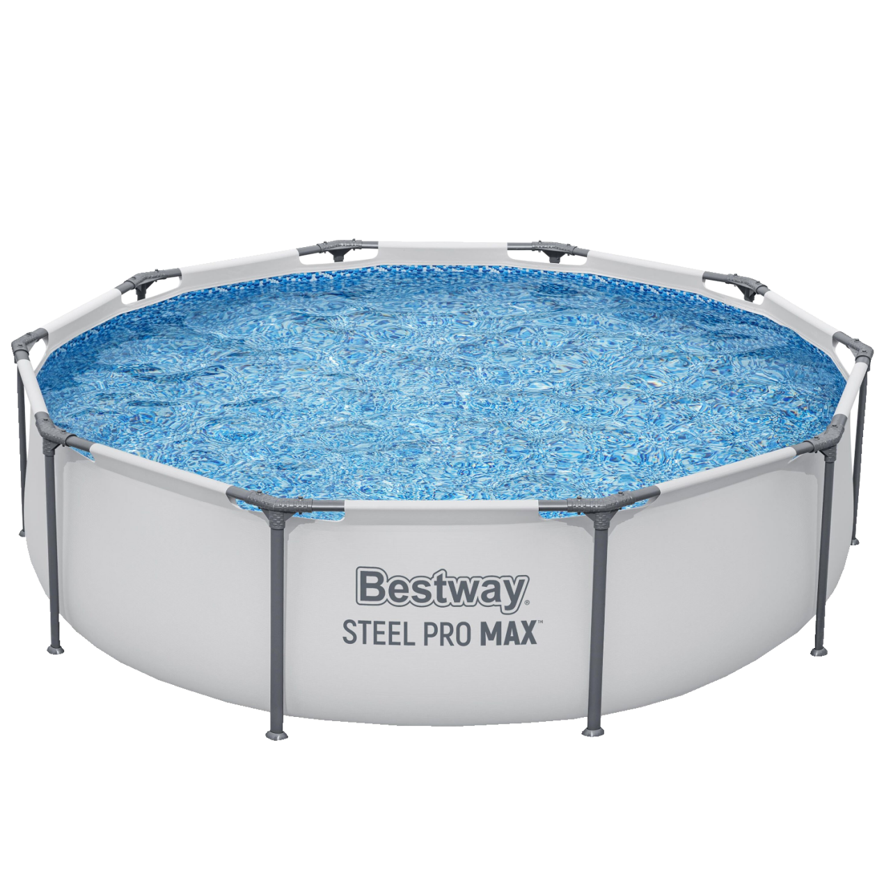 Bestway 56408 Frame Pool Steel Pro Set Schwimmbad 305x76cm Pumpe 1.249 L/h