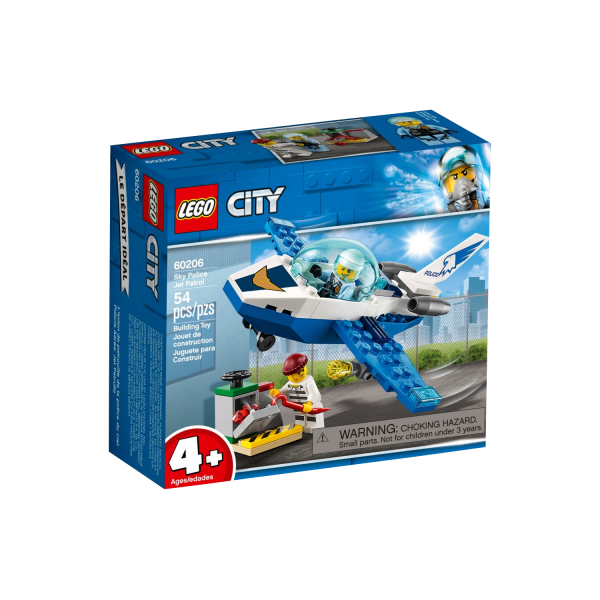 LEGO CITY 60206 Polizei Flugzeugpatrouille