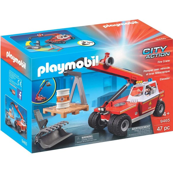 Playmobil 9465 Feuerwehr-Teleskoplader