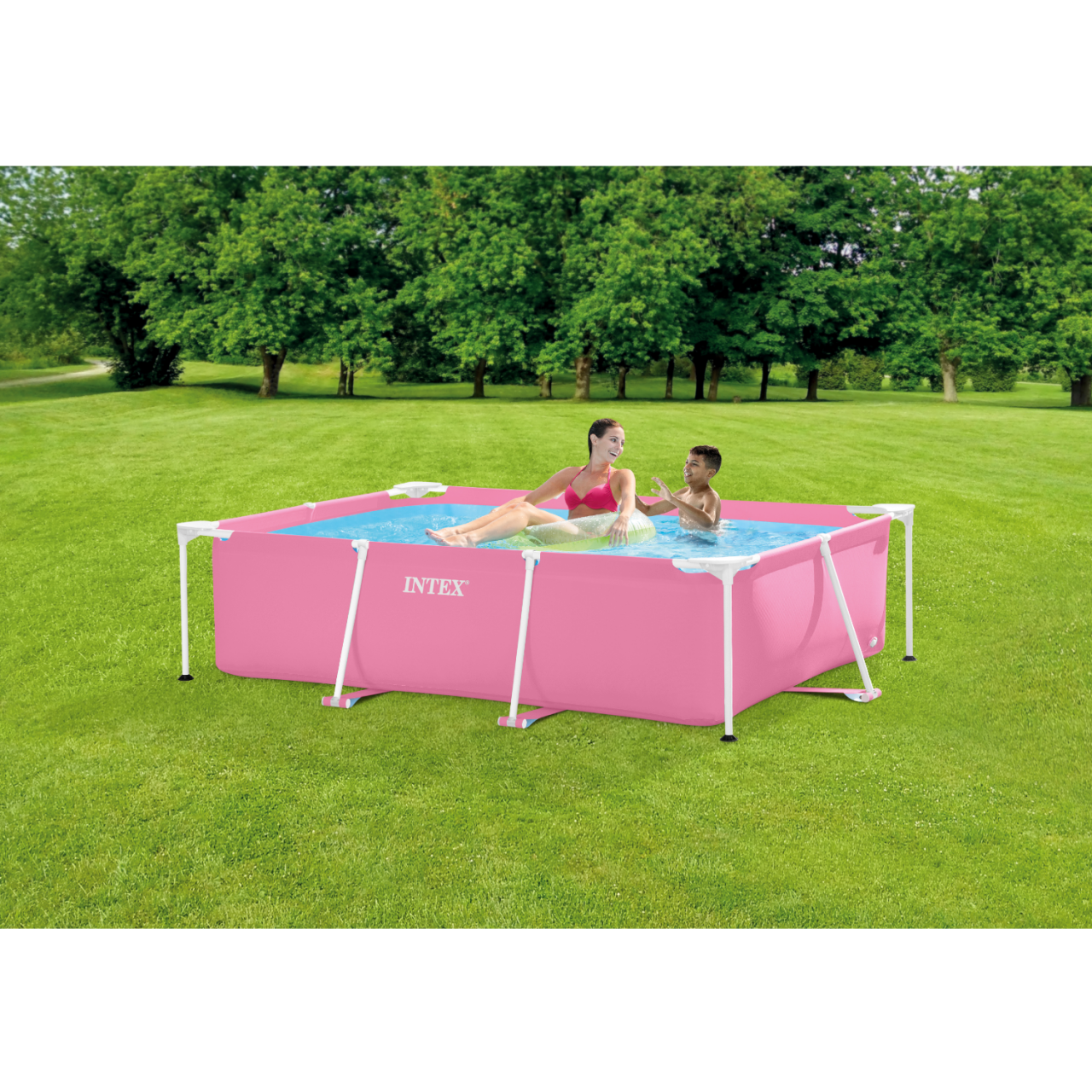 Intex 28266 Rectangular Frame Pool 220x150x60cm Schwimmbad Schwimmbecken Pool