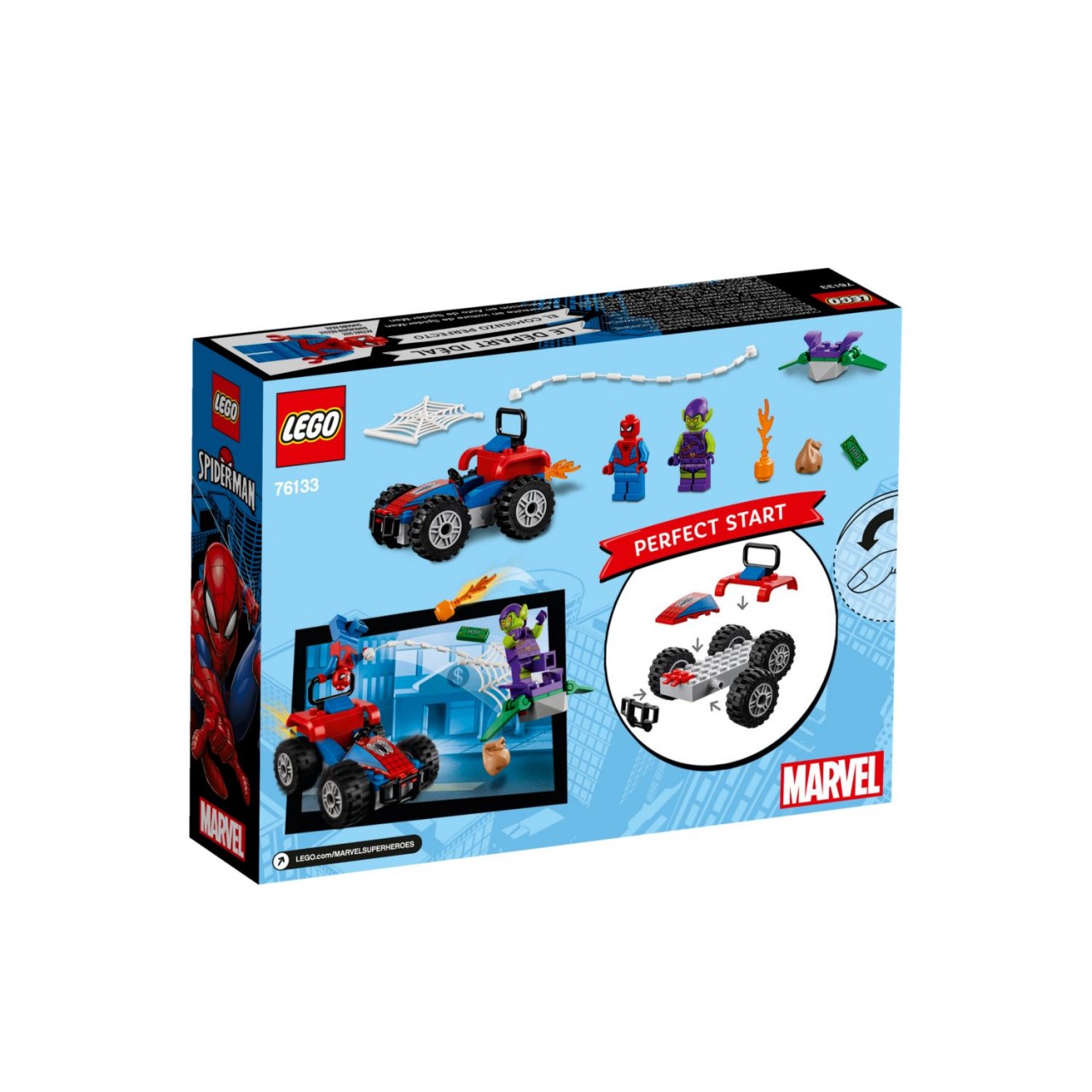 LEGO MARVEL SUPER HEROES 76133 Spider-Man Verfolgungsjagd