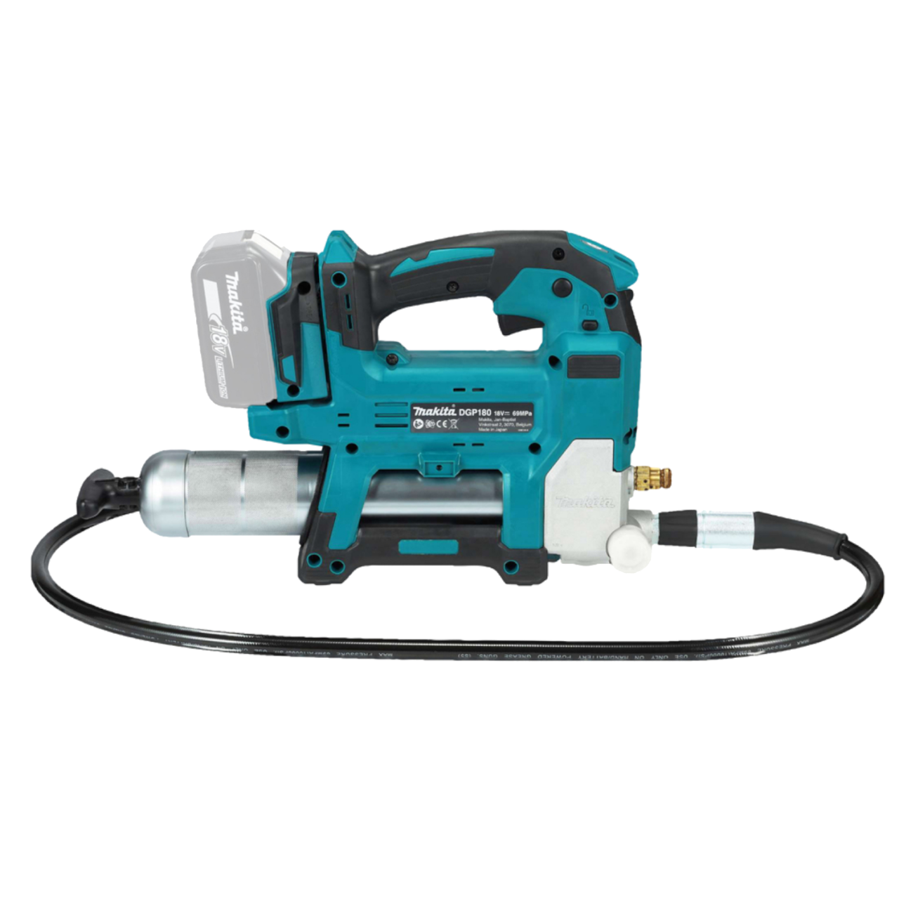 Makita DGP180Z Akku-Fettpresse 18V, 690 bar, 145/290 ml/min