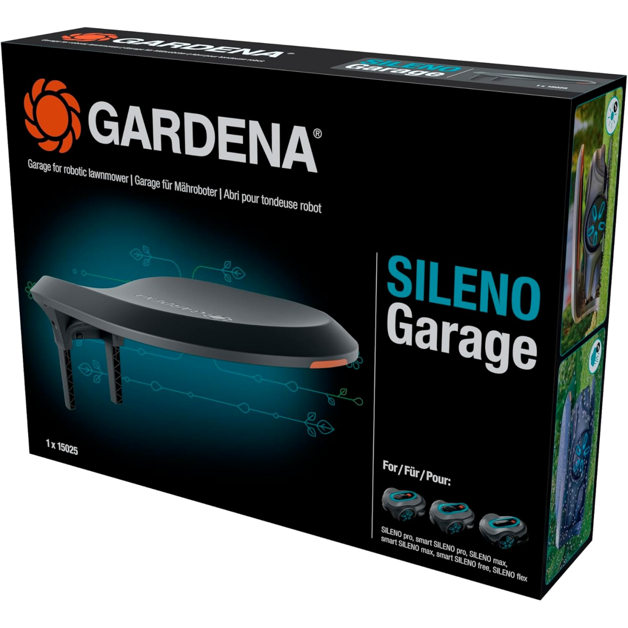 Gardena 15025-20 Garage für Mähroboter smart SILENO pro / max / sense / free
