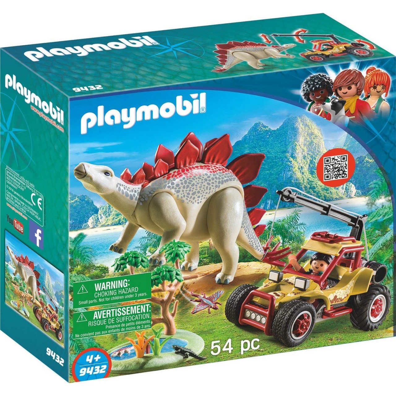 Playmobil 9432 Forschermobil mit Stegosaurus