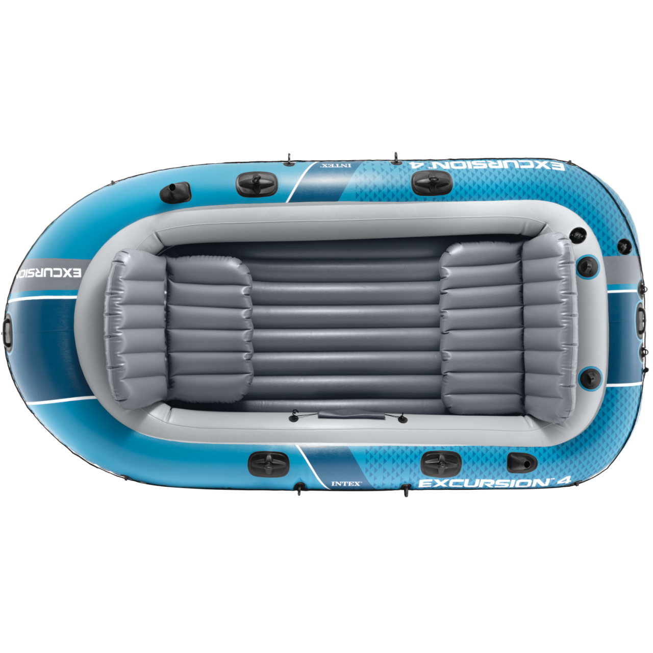 Intex 66324 Excursion 4 Schlauchboot 315x165x43cm Angelboot inkl. Paddel + Pumpe