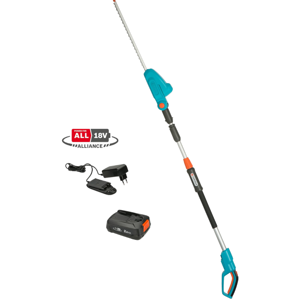 Gardena 14732-20 Akku-Teleskop-Heckenschere THS inkl. 18V P4A Akku