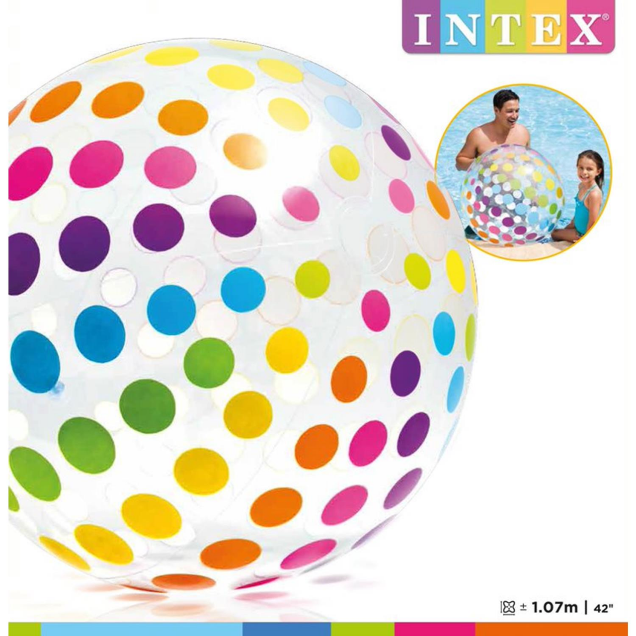 Intex Wasserball Jumbo aufblasbar 59065 107cm