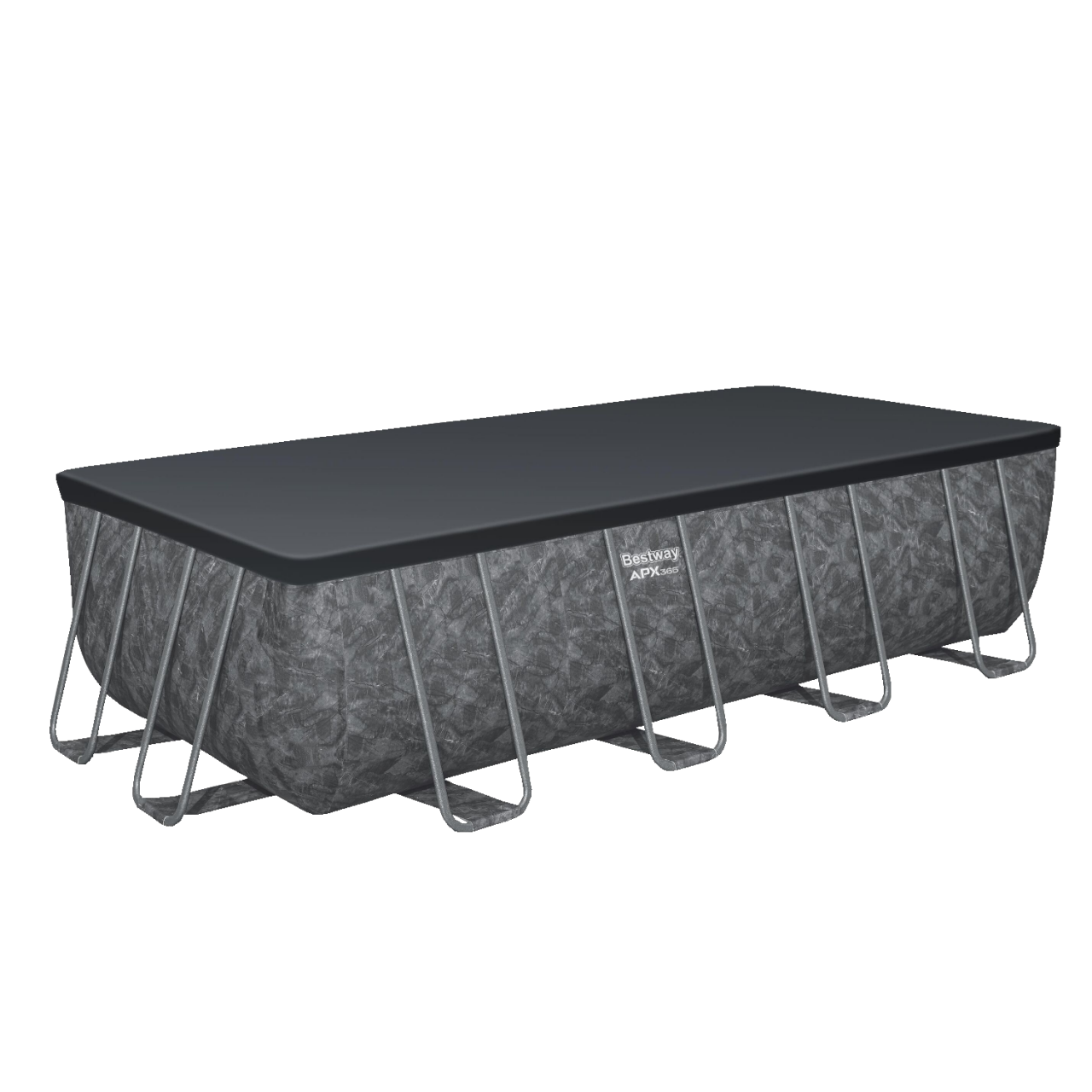 Bestway 561KA APX365 Frame Pool Komplett-Set 549x274x132cm, Winterfestes