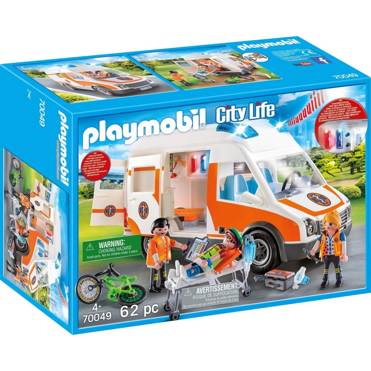 Playmobil 70049 Rettungswagen mit Licht und Sound