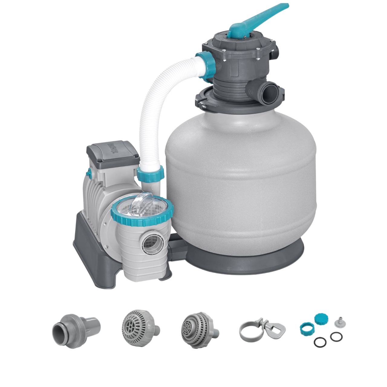 Bestway Flowclear Sandfilteranlage Sandfilterpumpe Schwimmbad 11.355 l/h 58486