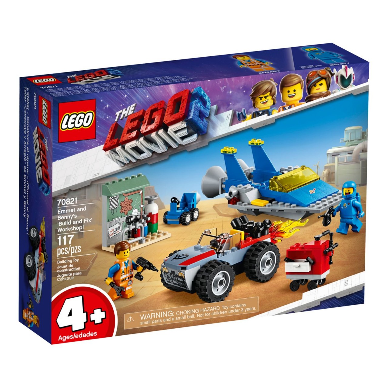 THE LEGO MOVIE 2 70821 Emmets und Bennys Bau- und Reparaturwerkstatt!