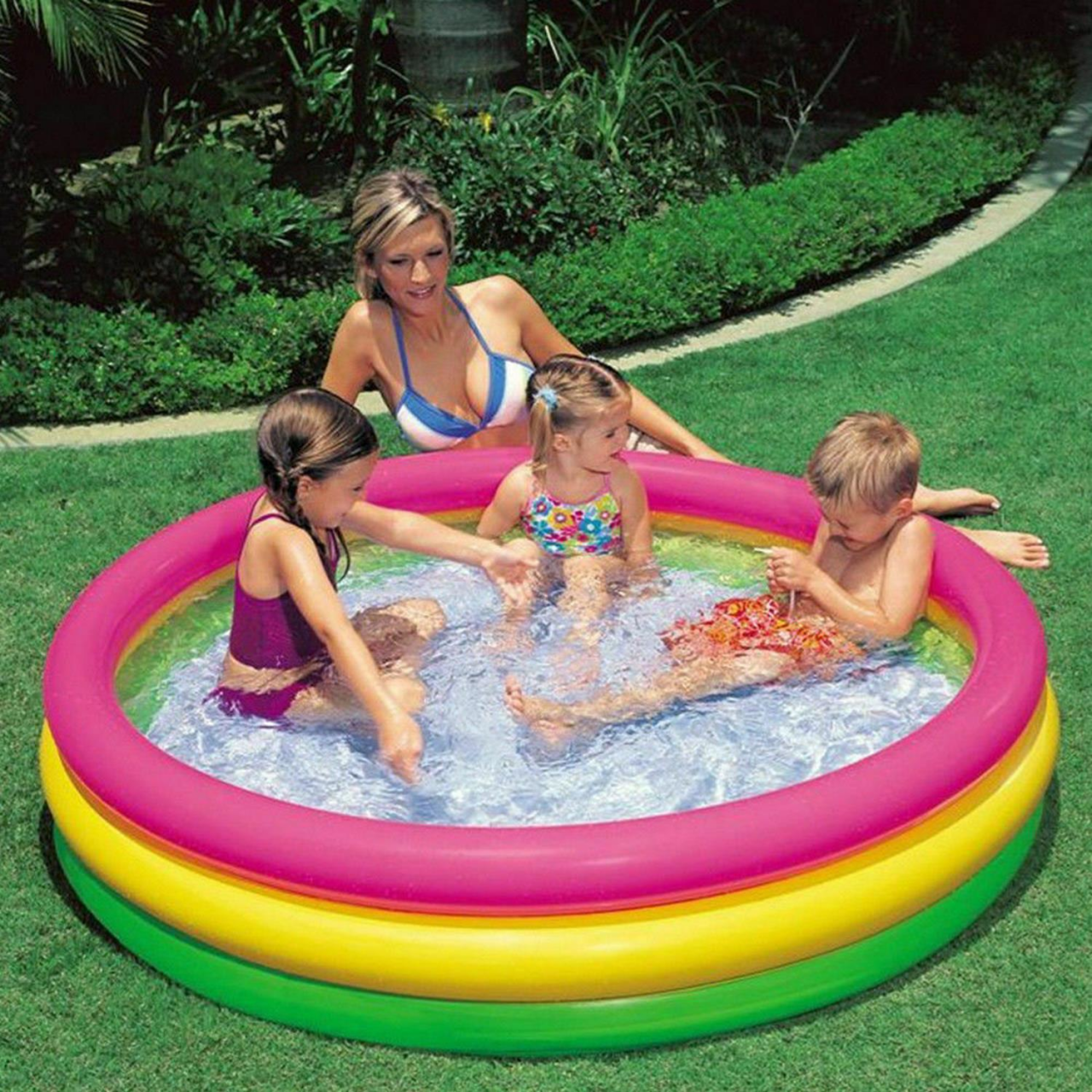 Intex Planschbecken aufblasbarer Babypool Kinderpool Schwimmbad 114x25cm 57412