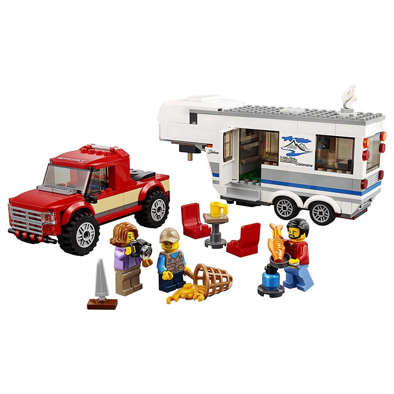 LEGO CITY 60182 Pickup und Wohnwagen