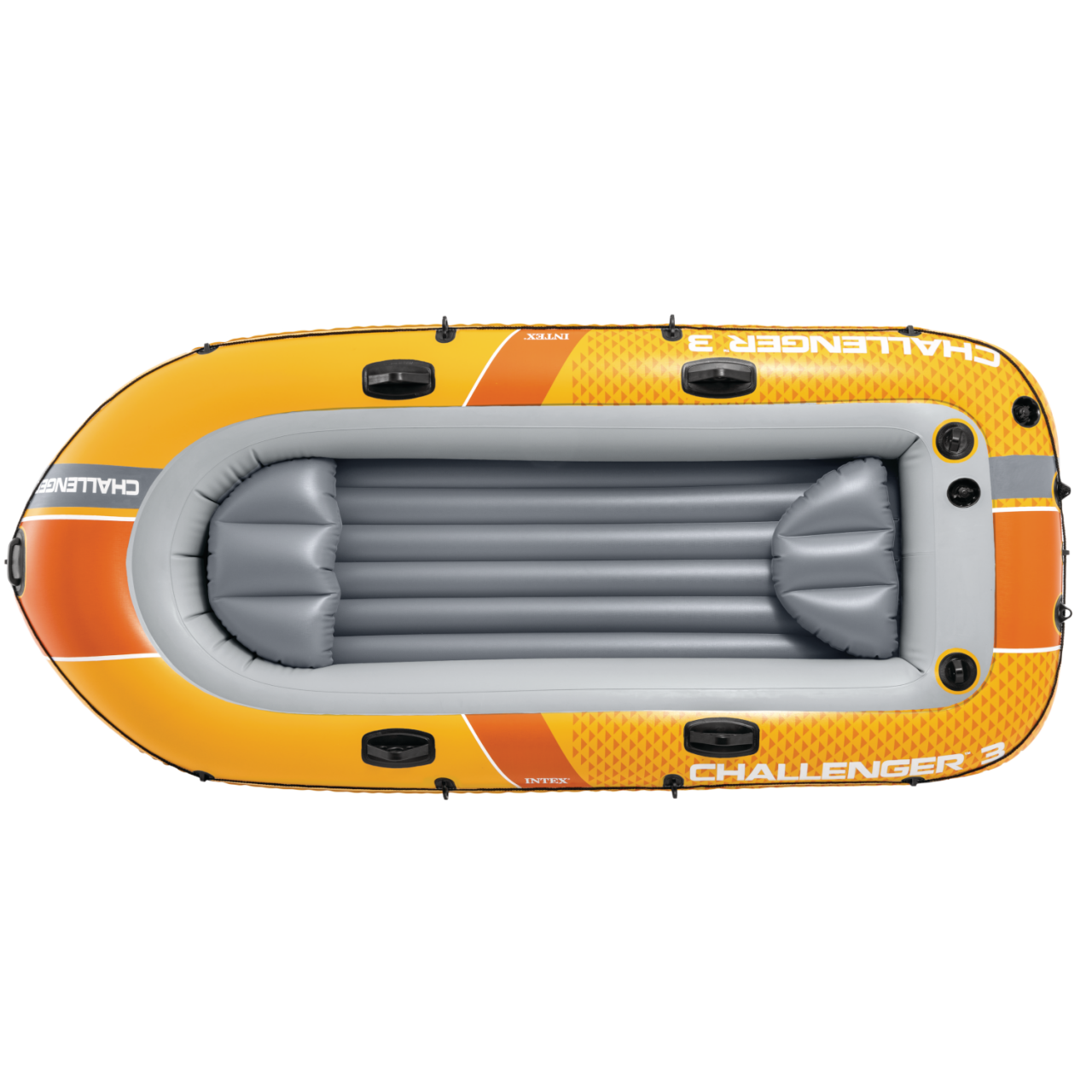 Intex 66313 Challenger 3 Schlauchboot Set 295x137x43 cm inkl. Paddel und Pumpe