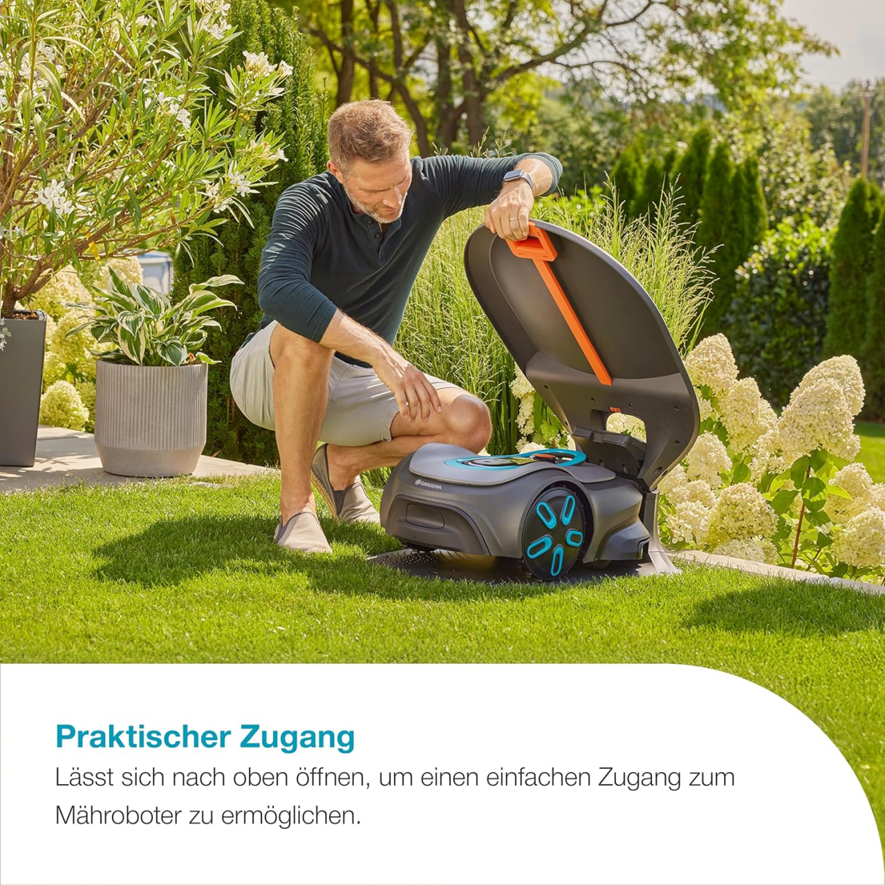 Gardena 15025-20 Garage für Mähroboter smart SILENO pro / max / sense / free