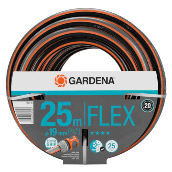 Gardena 18053-20 Comfort FLEX Schlauch 9x9 19mm (3/4"), 25m o. A.