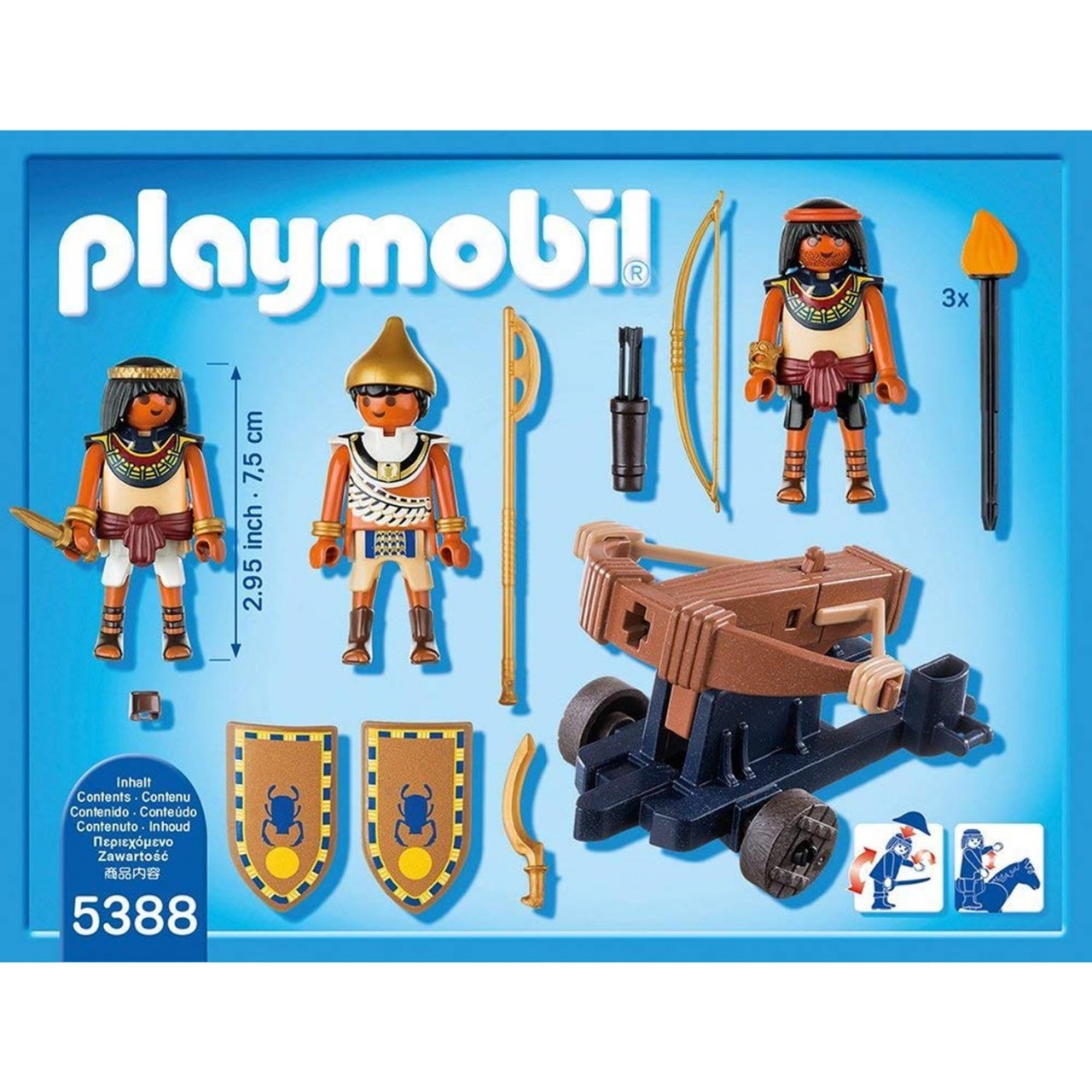 Playmobil 5388 Ägypter mit Feuerballiste