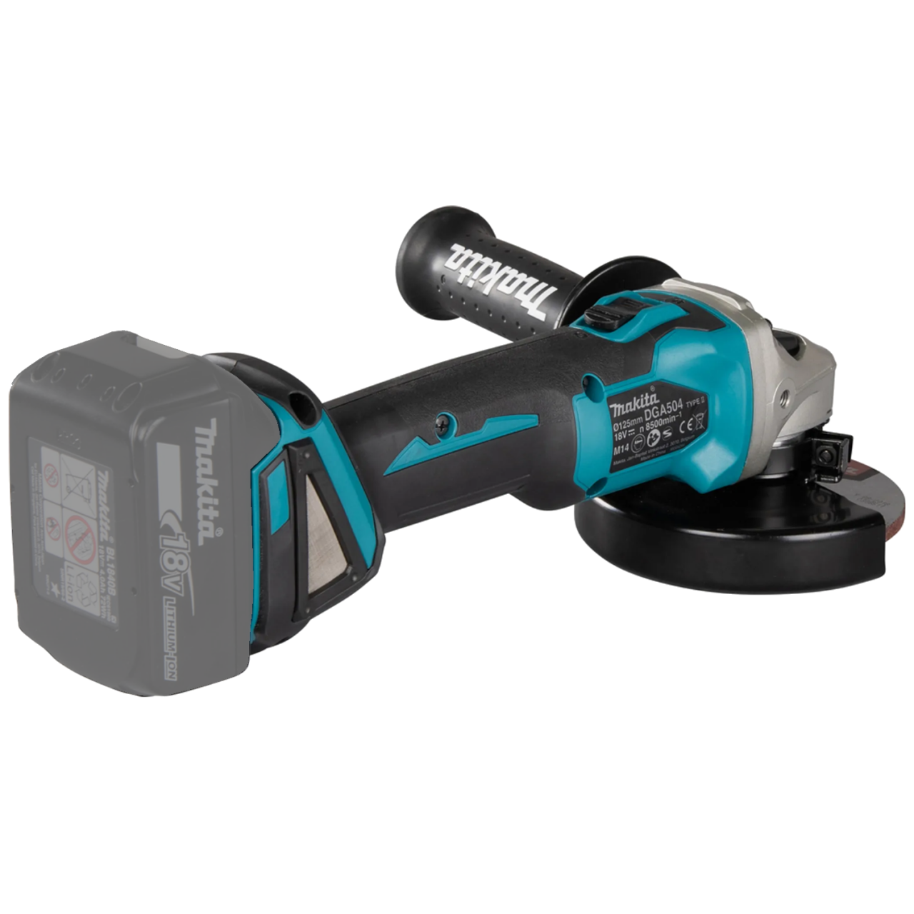 Makita DGA504ZJ Akku-Winkelschleifer 18V ohne Ladegerät und Akkus
