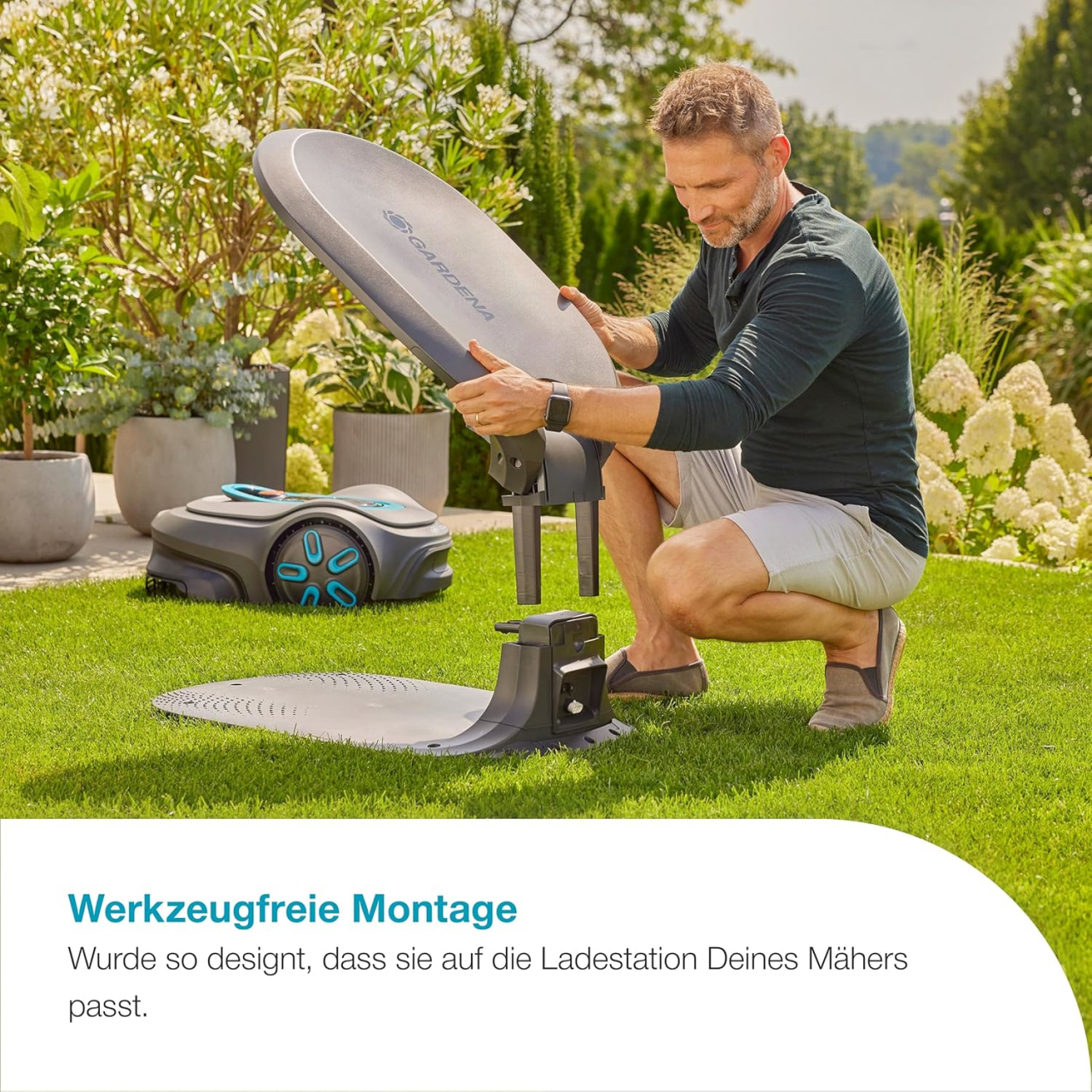 Gardena 15025-20 Garage für Mähroboter smart SILENO pro / max / sense / free