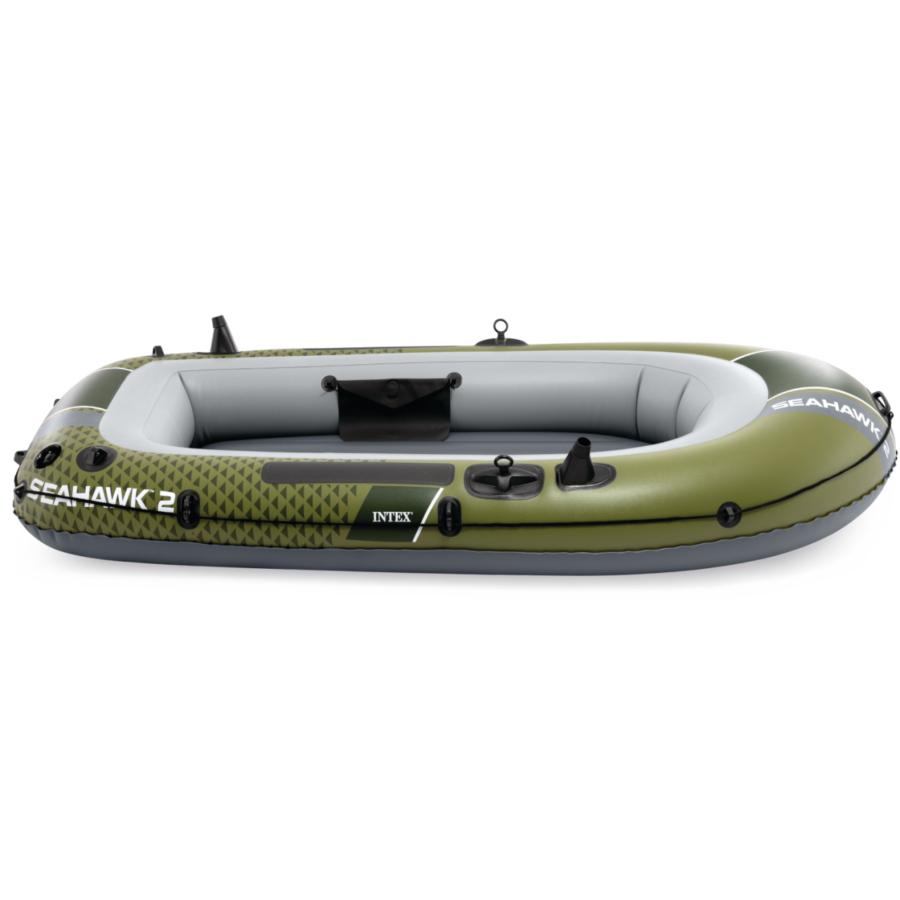 Intex 66332 Seahawk 2 Schlauchboot Ruderboot Angelboot Aufblasbar Pumpe Paddel