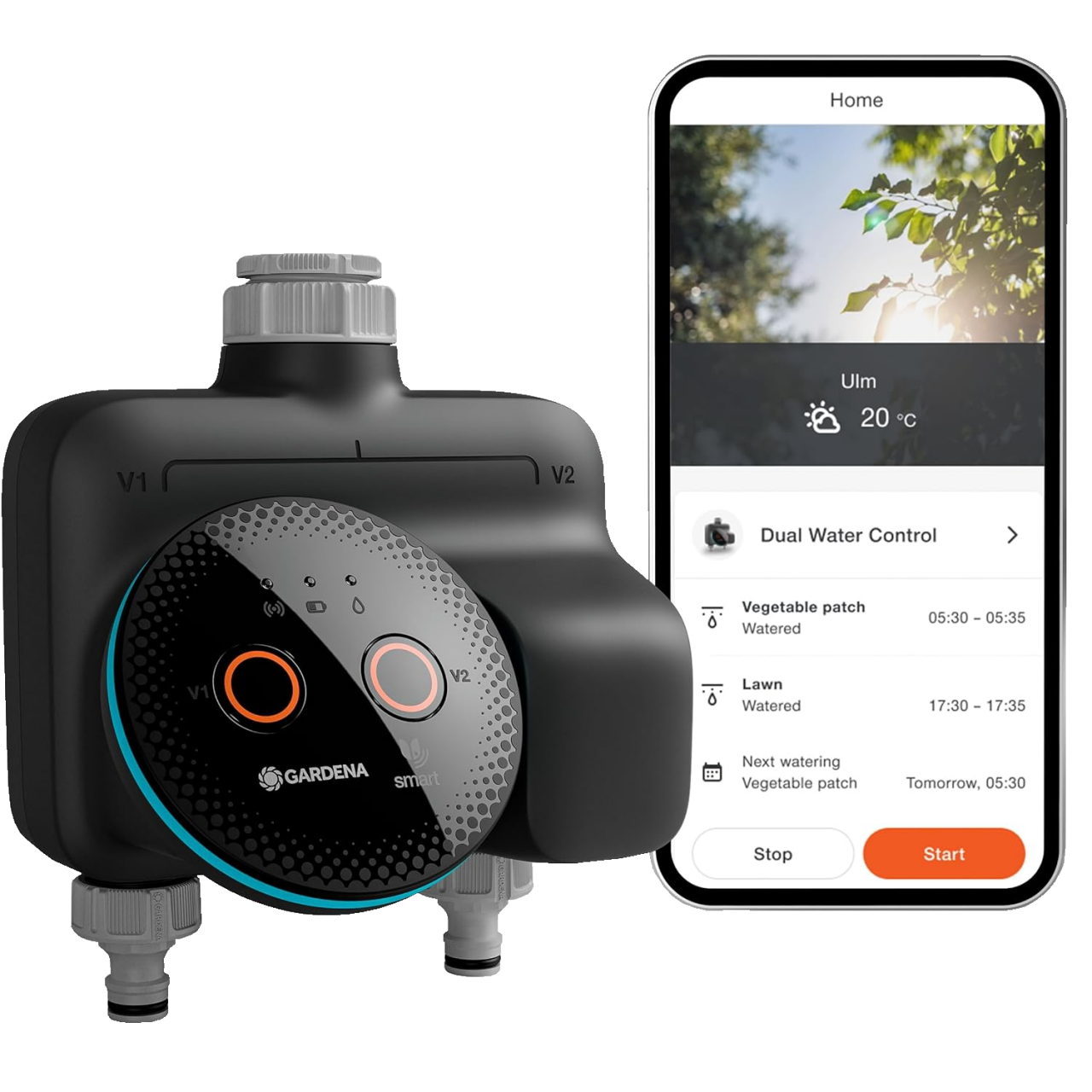 Gardena 19034-20 smart Dual Water Control Bewässerungssteuerung