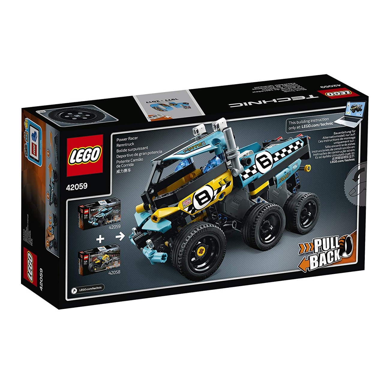 LEGO TECHNIC 42059 Stunt-Truck Rückziehauto