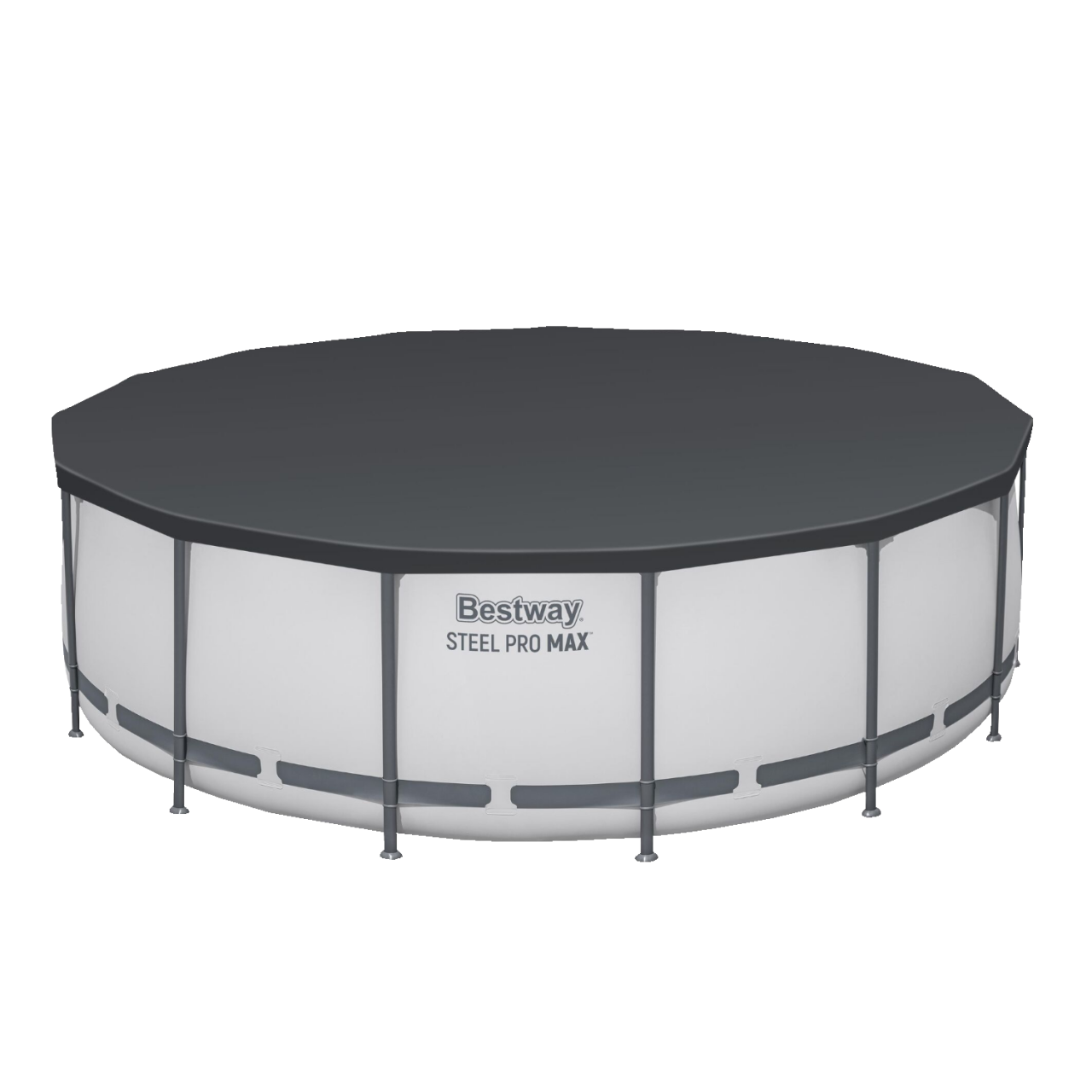 Bestway Frame Pool Steel Pro Set 457x122cm mit Filterpumpe Leiter Zubehör 56438