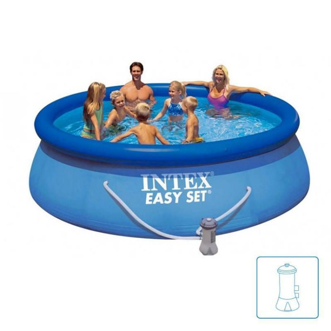 Intex 56452NP Planschbecken Snap-Set Pool Ocean Play Ø 183 x 38 cm Kinderpool