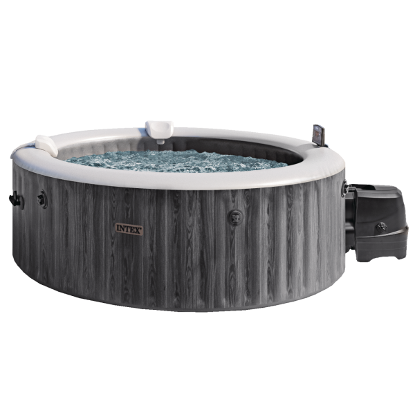 Intex 28442 Whirlpool Pure SPA Bubble Massage GreyWood 216x71 cm aufblasbar