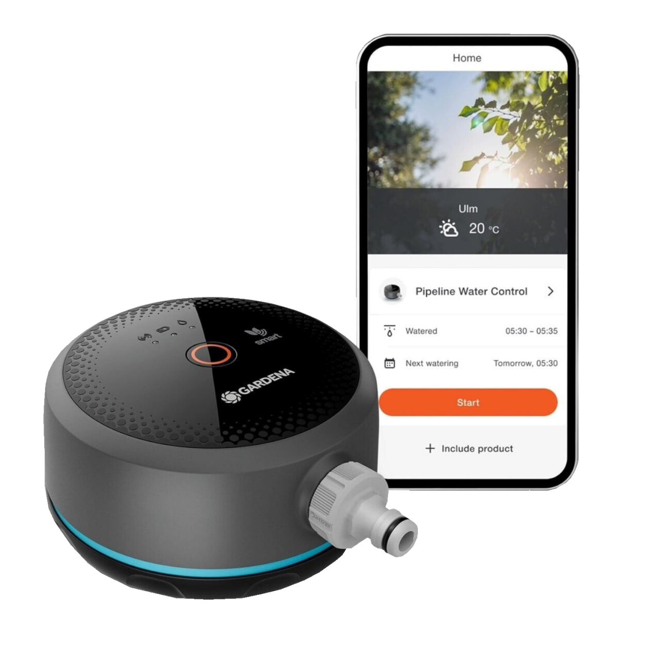 Gardena 19050-20 smart Pipeline Water Control Bewässerungssteuerung