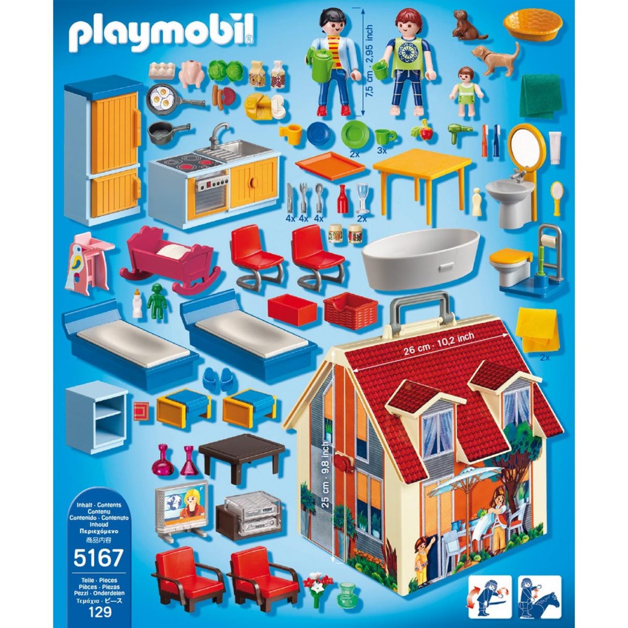 Playmobil 5167 Mein Neues Mitnehm-Puppenhaus