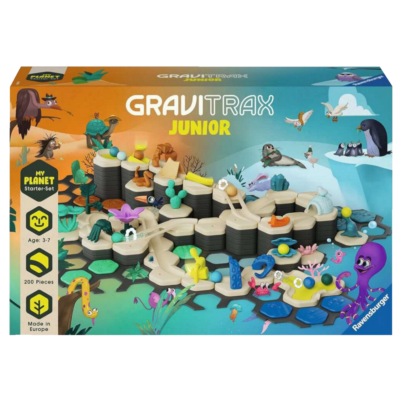 Ravensburger GraviTrax Junior Starter-Set XXL Planet 27059 Konstruktionsspielzeug