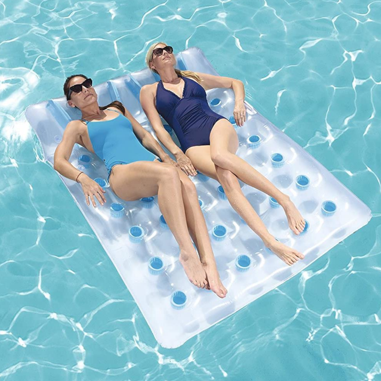 Bestway Doppel Luftmatratze Badeliege Schwimmliege aufblasbar Wasserliege 43055